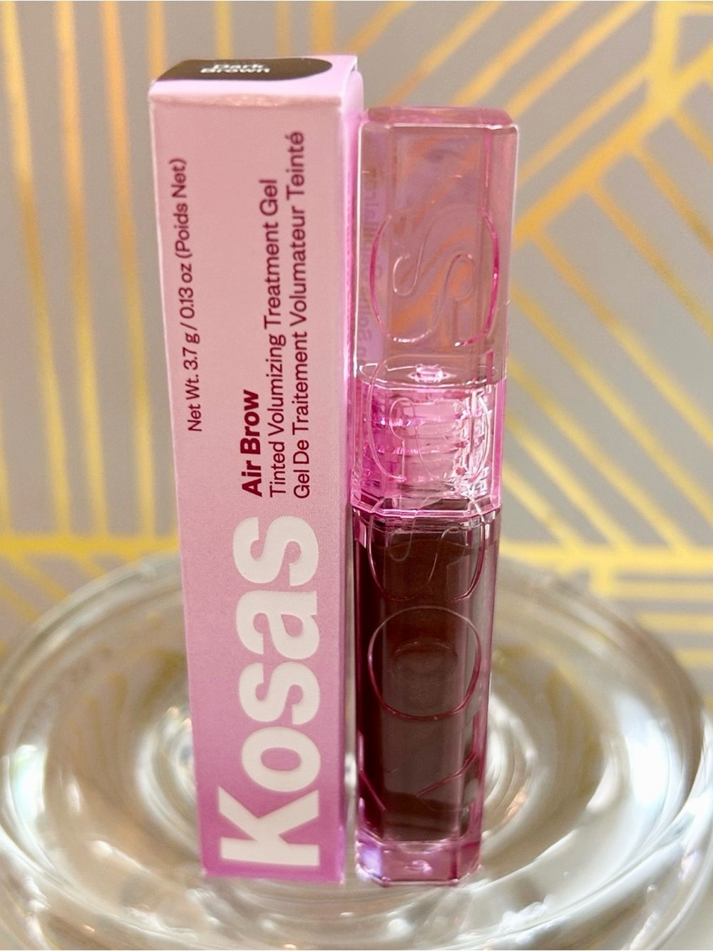 🤎✨ Kosas Air Brow Tinted Volumizing Brow Gel Dark Brown NIB Full Size ✨🤎